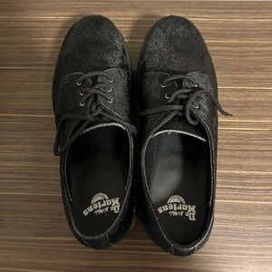 Rare Doc Martens hair-on platform shoes